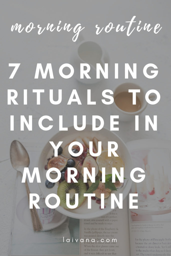 morning routine