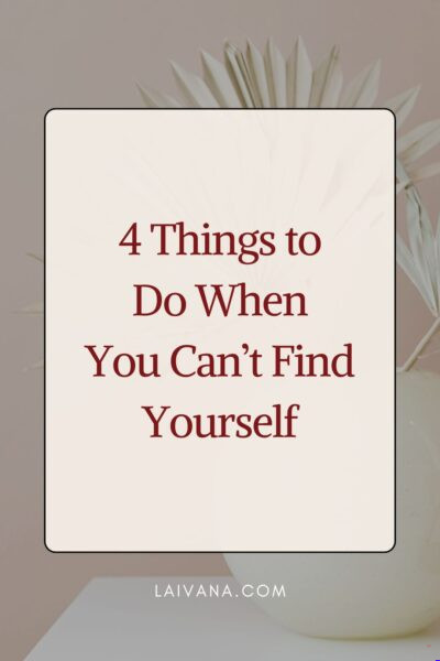 finding yourself