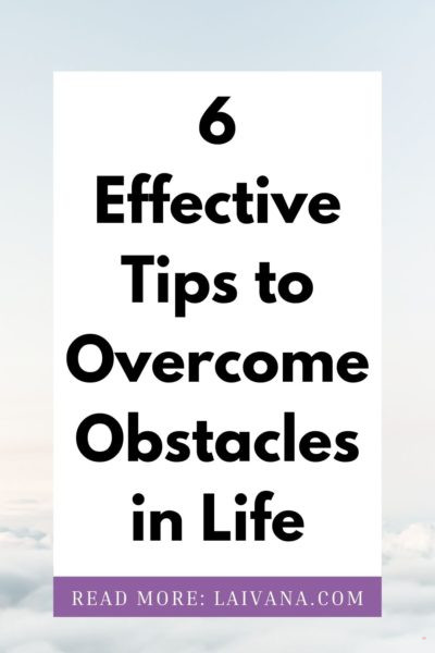 overcome obstacles