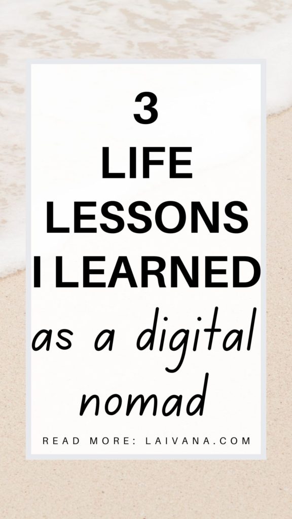 lessons i learned as a digital nomad