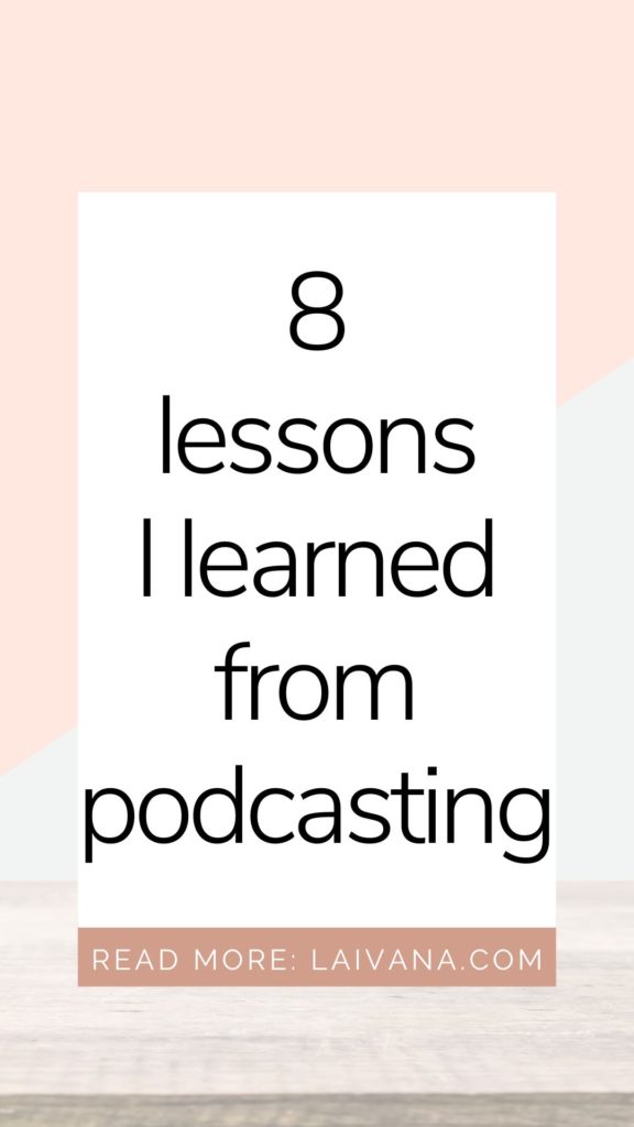 lessons I've learned from podcasting