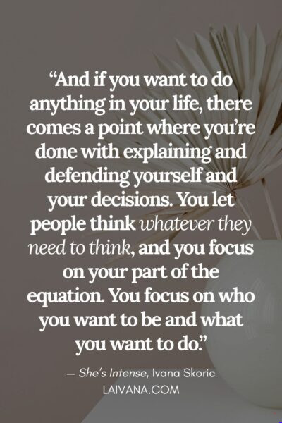 you have outgrown who you used to be