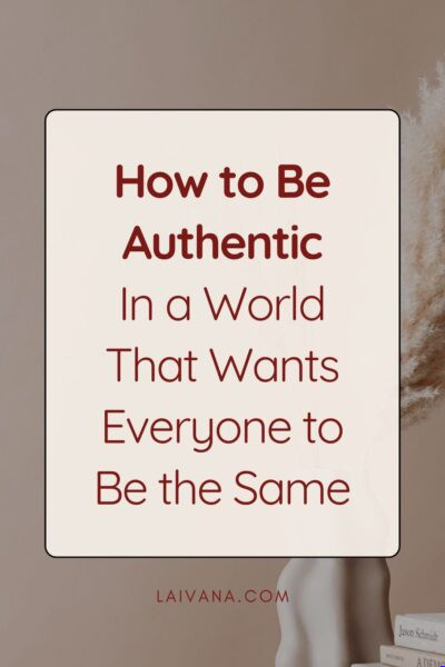 how to be authentic