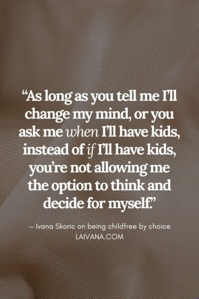 childfree by choice as a woman